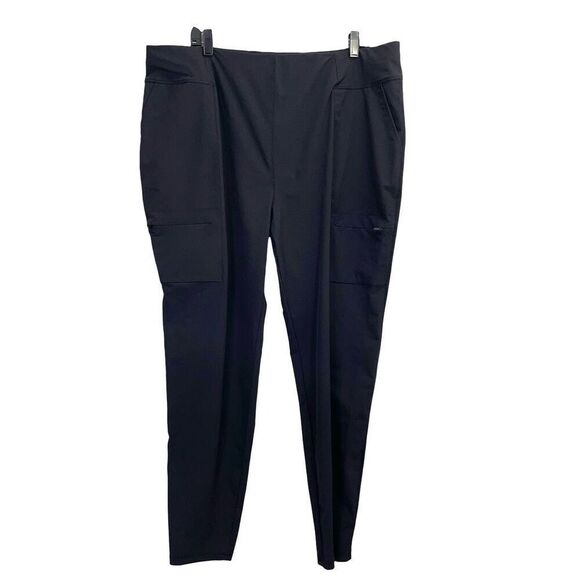 NEW Fabletics High Waisted Hybrid Cargo Pants Size 3X black - Picture 3 of 13